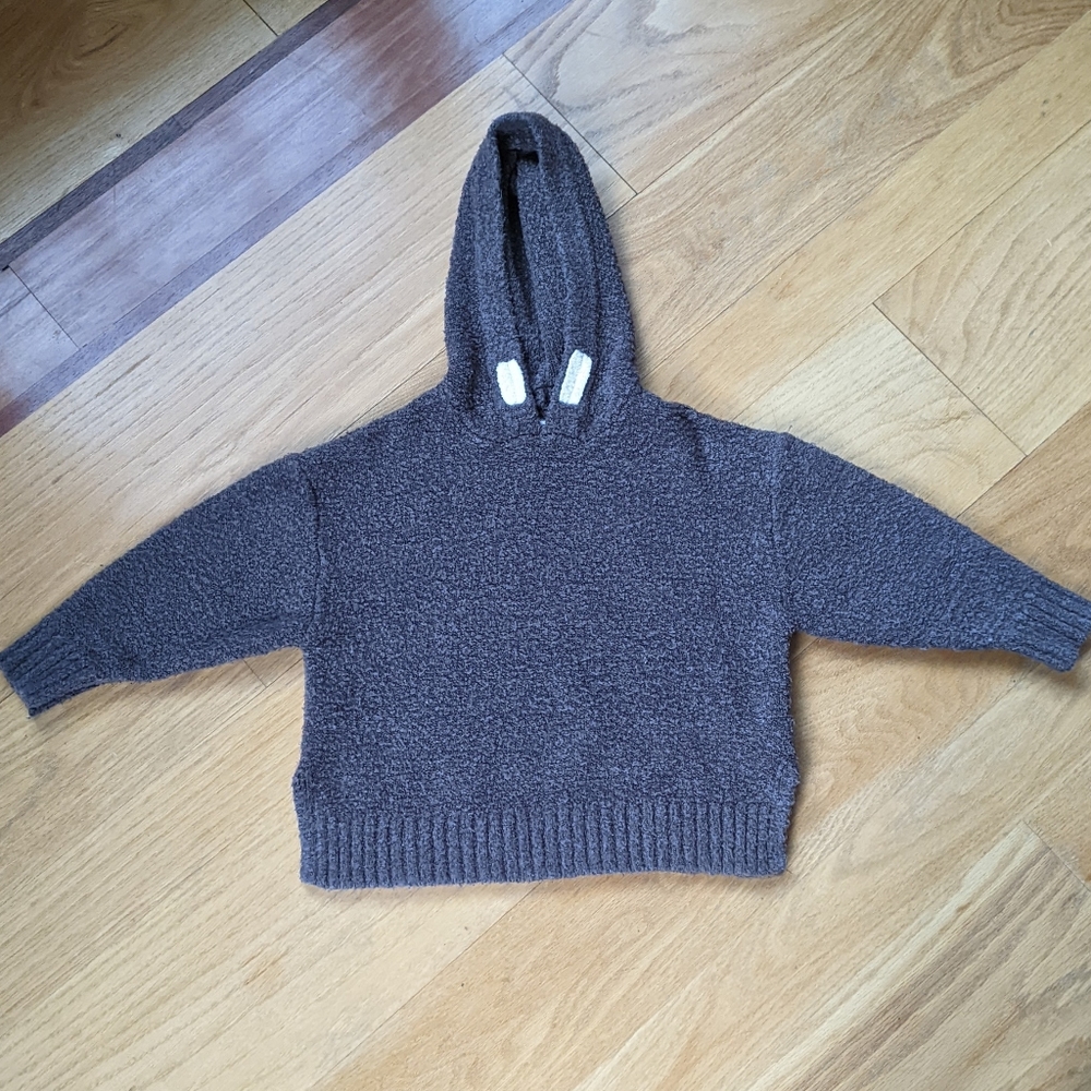 Zara gray sweater hoodie 6